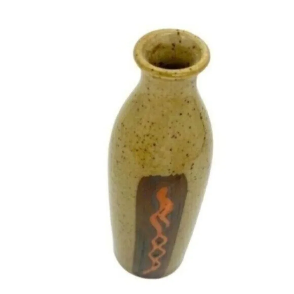 Ardco Japan Dallas Hand Painted Southwestern Bud Vase